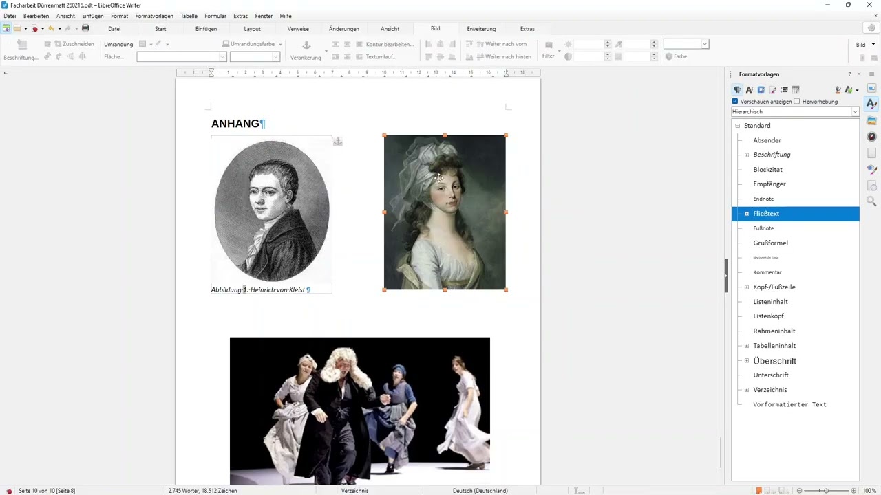 Facharbeit mit LibreOffice Writer 26.2 (10): Abbildungen im Anhang einfügen
