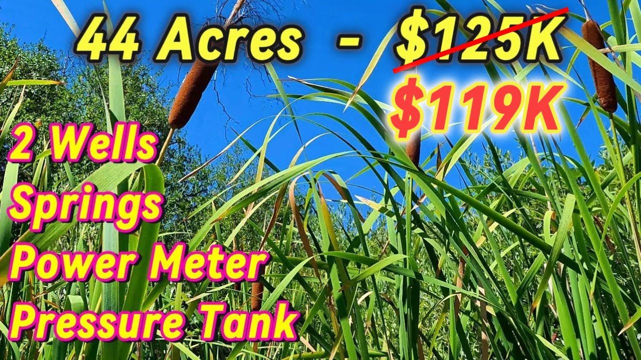 Land Acreage For Sale In California - 2 Water Wells, Springs, Power Meter Now $115k