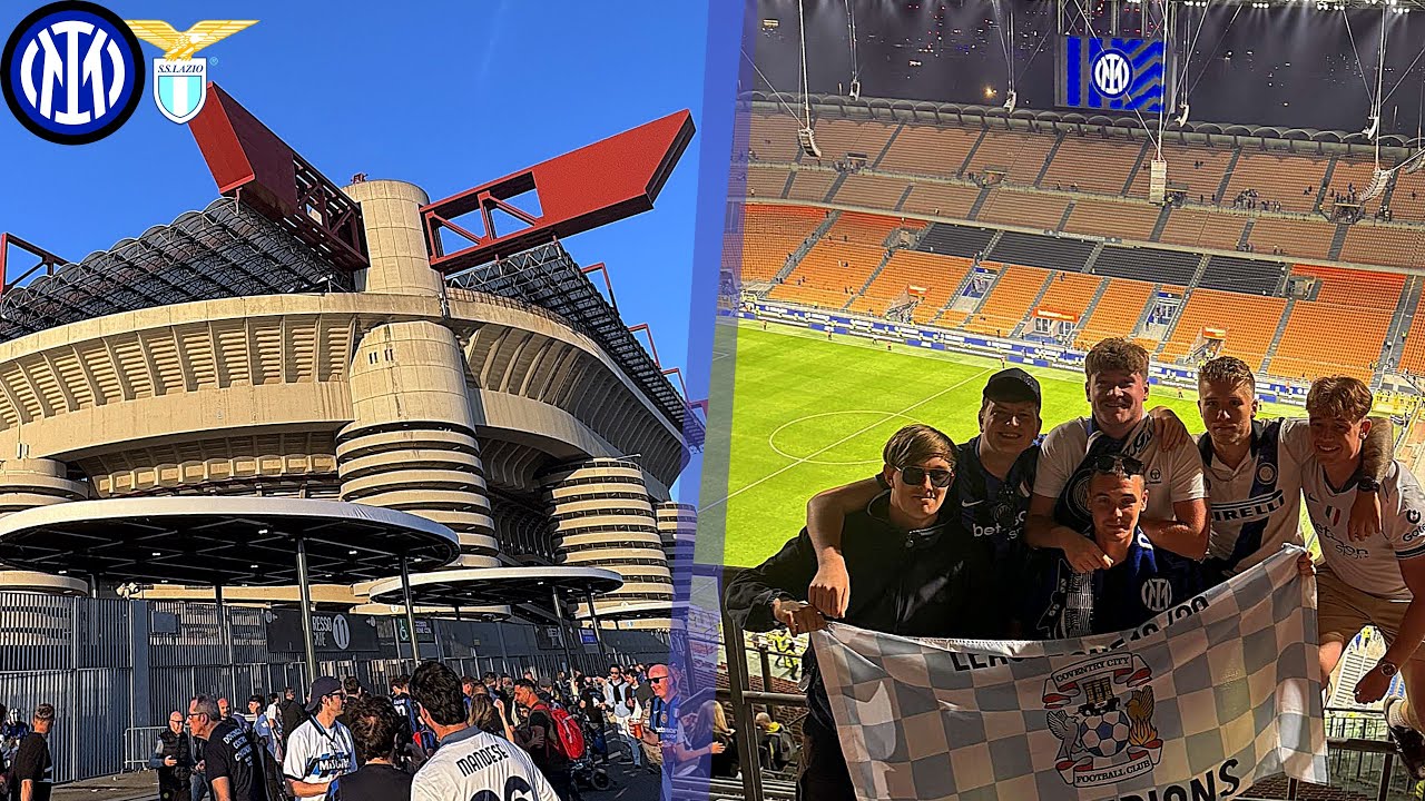 EUROPE&rsquo;S MOST ICONIC STADIUM! Inter vs Lazio at the San Siro