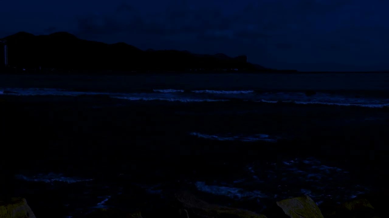 (No Ads) Soothing Ocean Waves All Night Long • Deep Sleep Music for Relaxation and Stress Relief