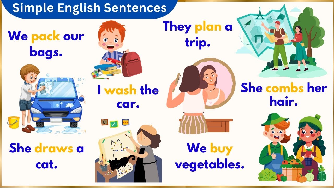 Daily Use English With Sentences | Simple English Sentences | English Learning Made Easy