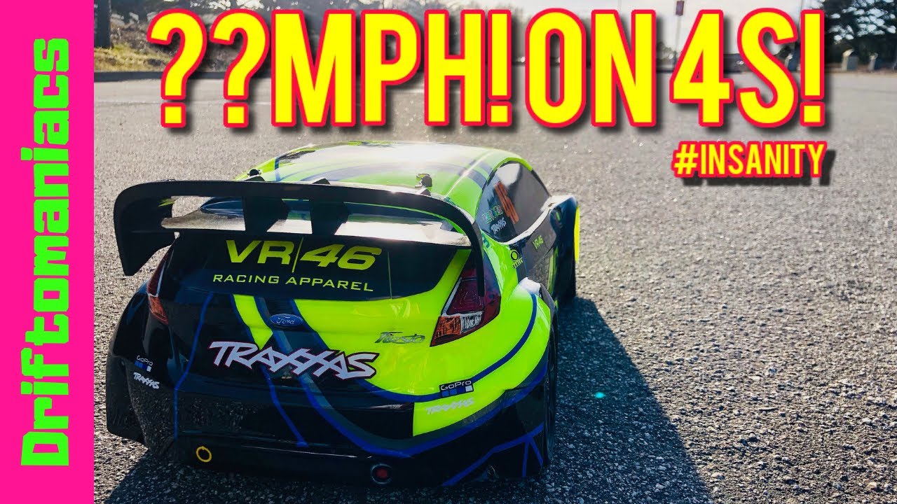 4S Traxxas Rally Speed Run HOW FAST?