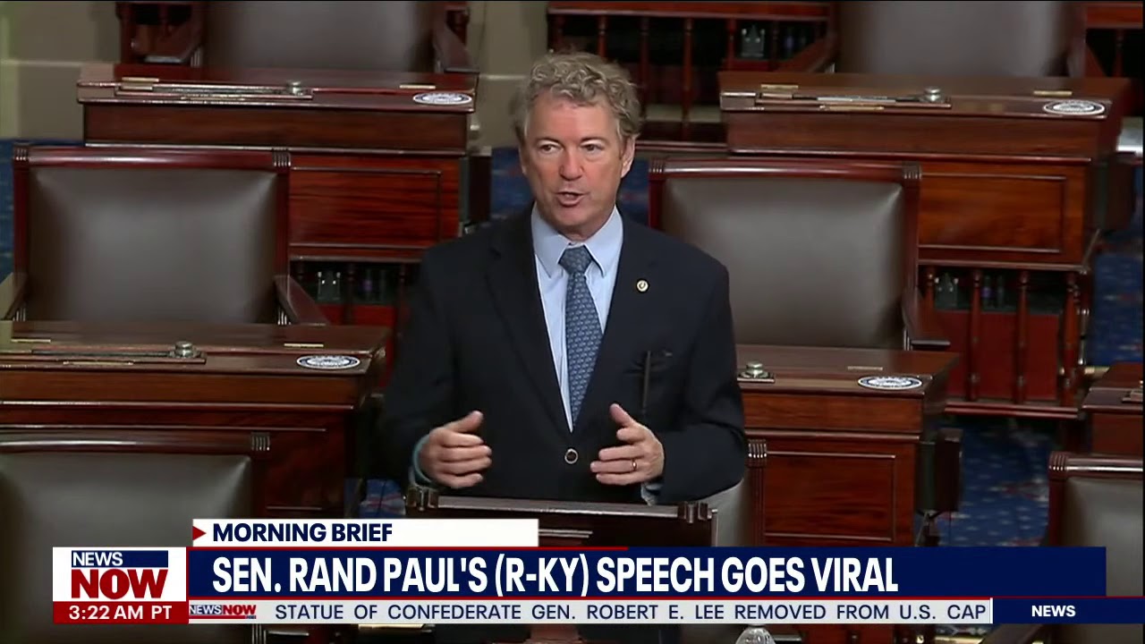 VIRAL SPEECH: Rand Paul’s (R-KY) Senate floor speech against COVID-19 bill