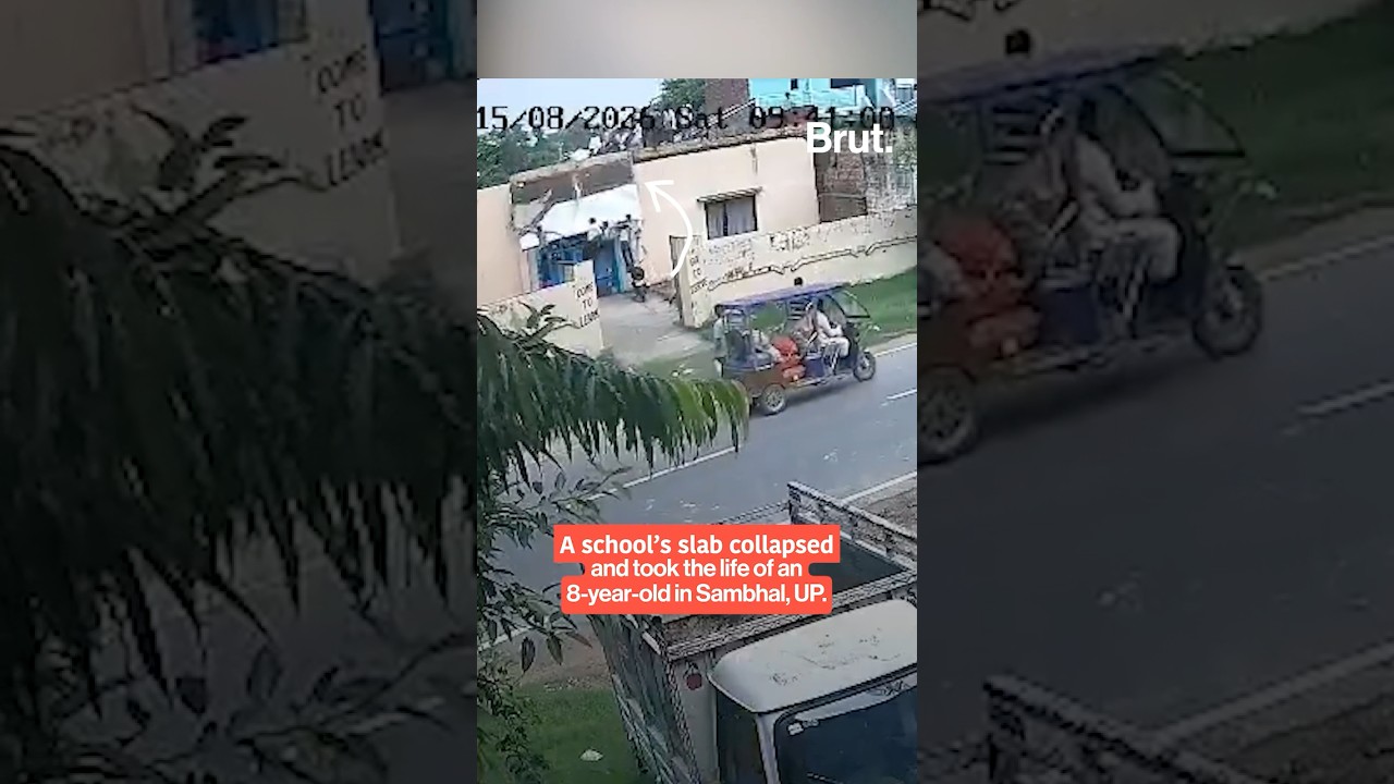 Tragedy struck after children climbed a concrete slab in a UP school.