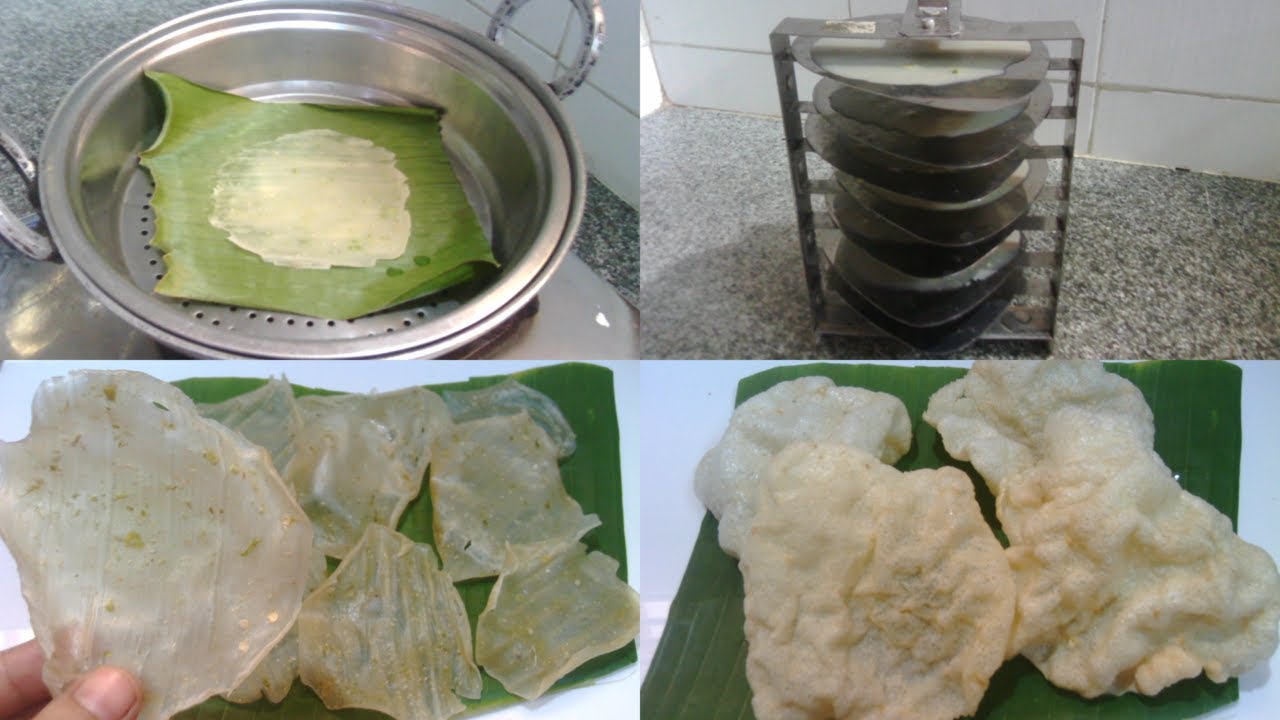 தளி வடாம்/இலை வடாம், மூன்று விதங்களில்|With Banana leaf,Stand and plate|Thali vadaam/Elai Vadaam