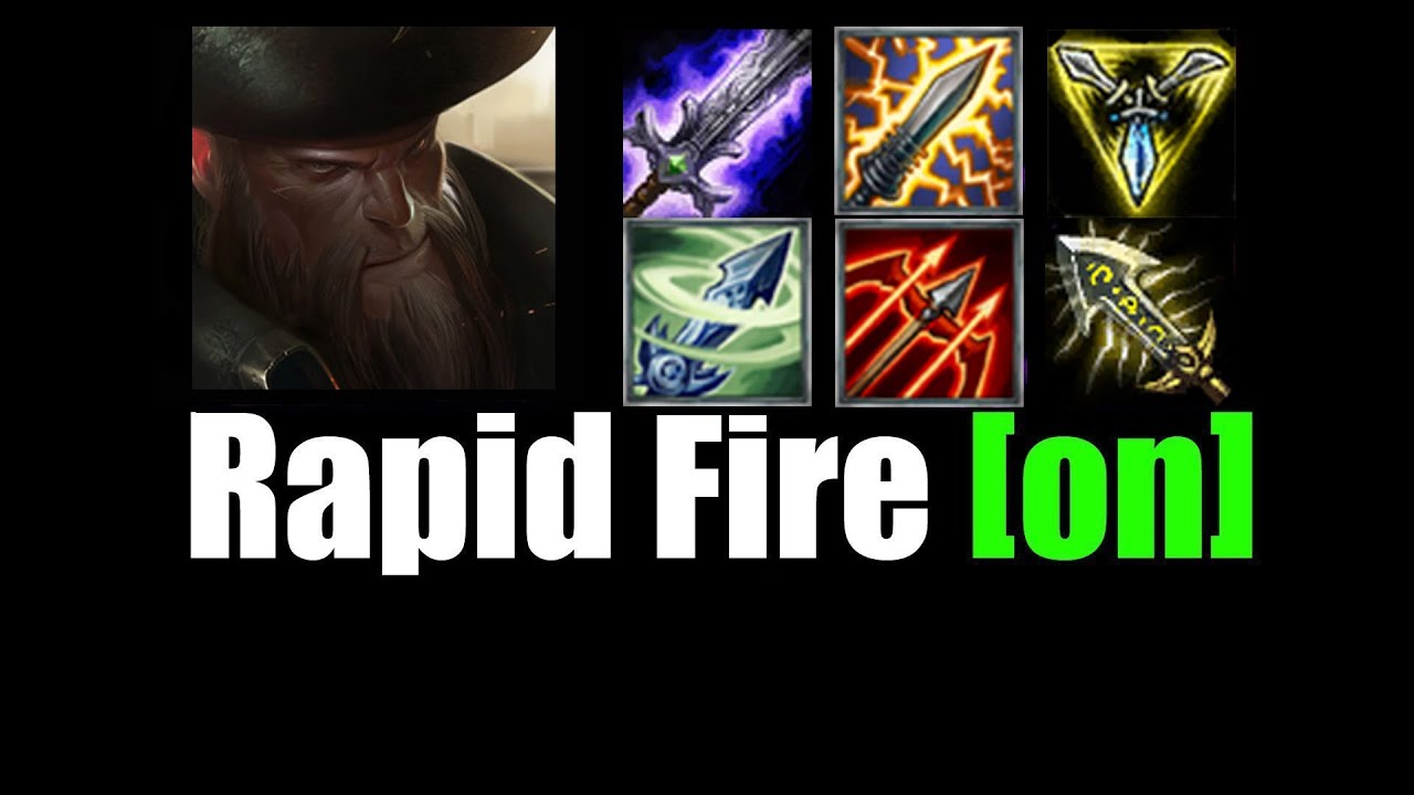2.5 Max Attack Speed NEW Gangplank (Demonstration/Bots) [NOT URF]
