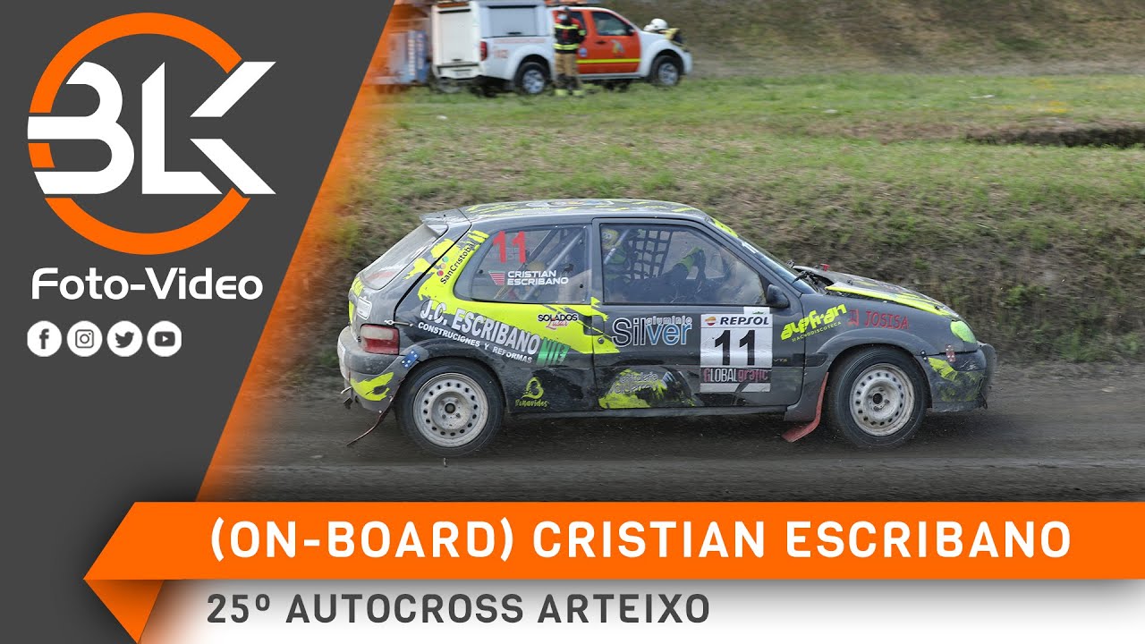 (ON BOARD) C. Escribano | 25º Autocross Arteixo (Final DIV2)