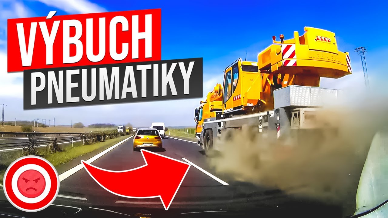 VÝBUCH PNEUMATIKY ZPŮSOBIL OBŘÍ TLAKOVOU VLNU!