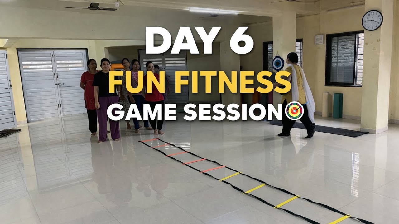 DAY 6 💥FUN FITNESS GAME SESSION 🤸&zwj;♀️#gamesession #funfitness 