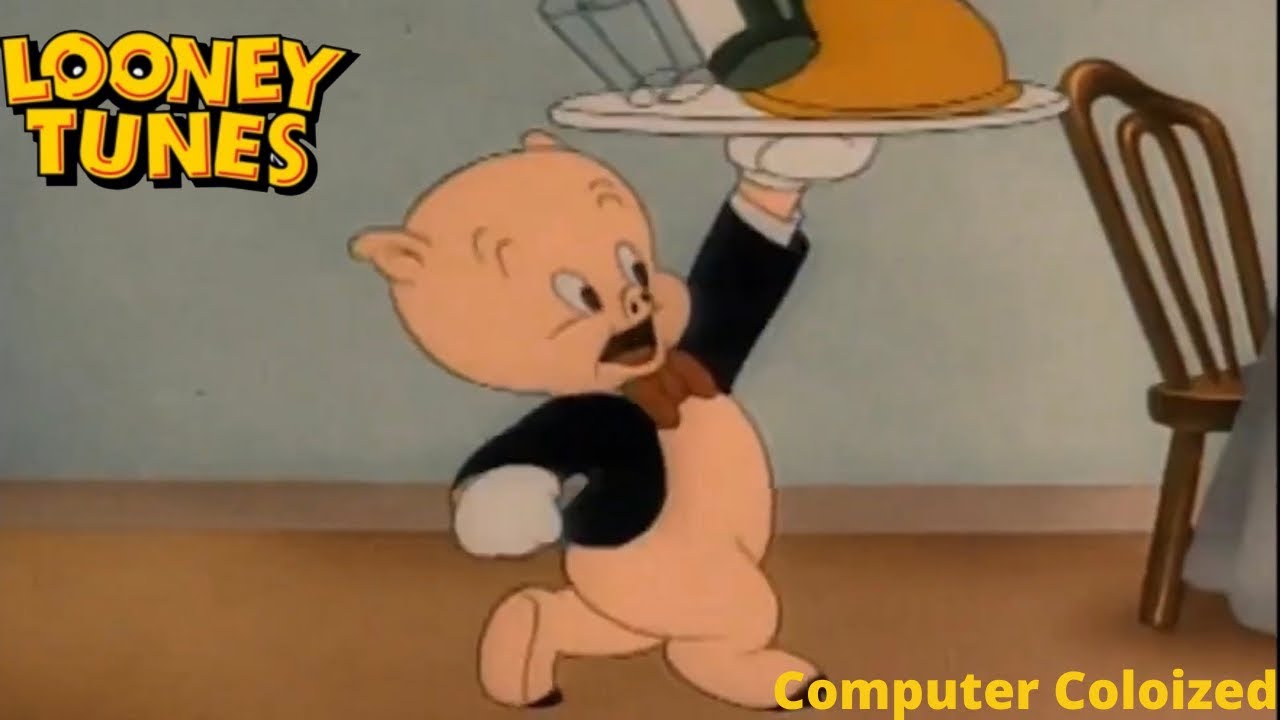 Looney Tunes: Porky&rsquo;s Cafe (1942) (Computer Colorized)