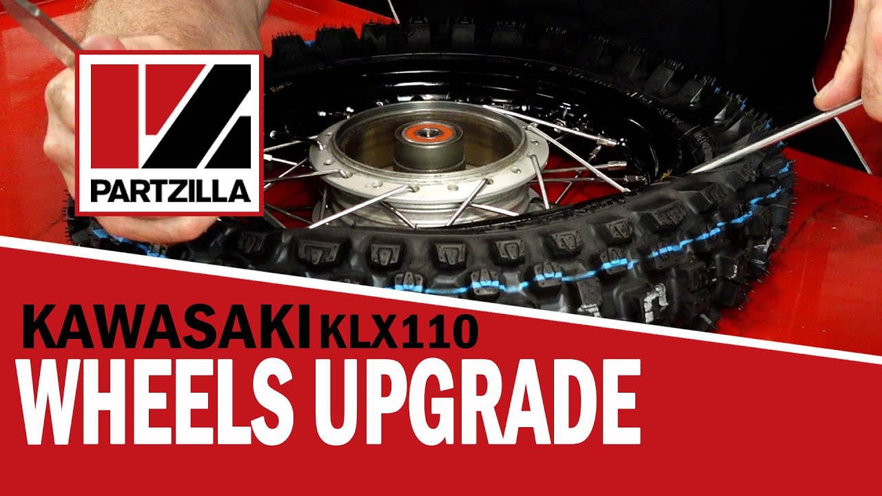 Модернизация колеса для питбайка KLX 110 | Как правильно спицовать колесо для кроссового мотоцикл...