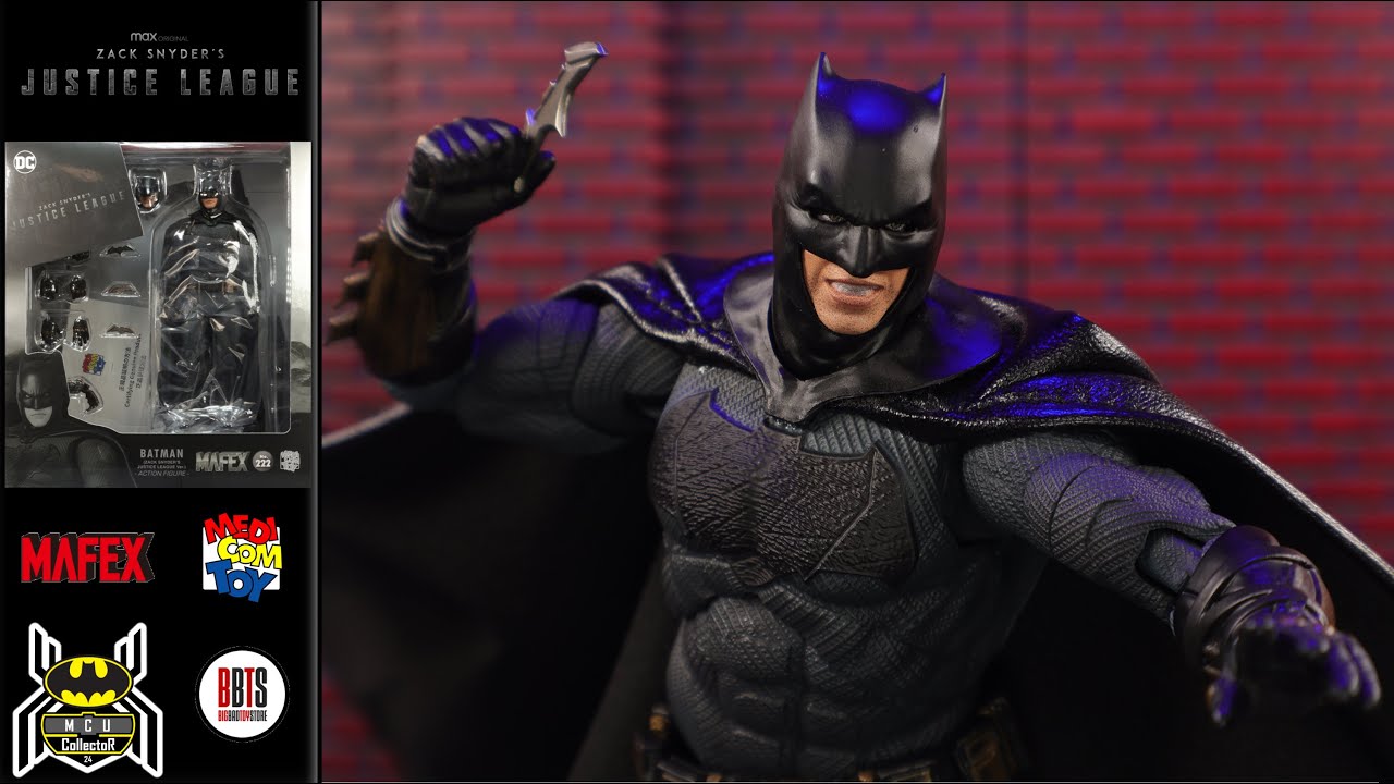 Mafex 222 BATMAN Zack Snyder's Justice League Version Ben Affleck Batfleck Movie Figure Review