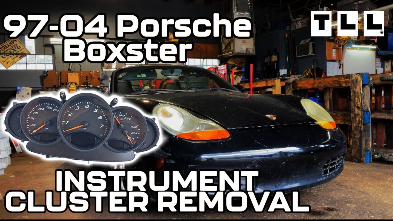 PORSCHE BOXSTER INSTRUMENT CLUSTER REMOVAL 1