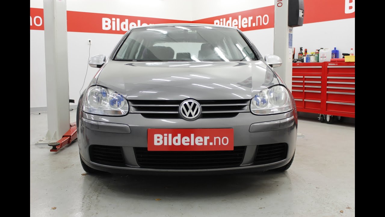 VW Golf V: Hvordan bytte bremsecaliper og bremseslange foran - 2004 til 2009 mod. (1K)