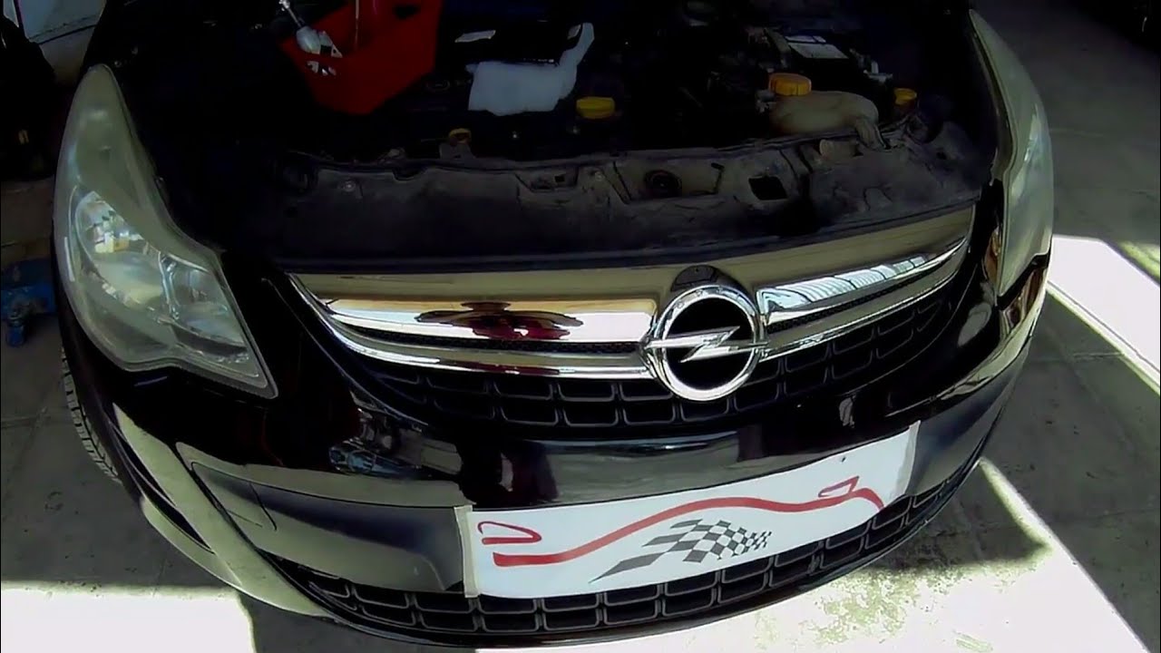 Opel Corsa D (2006–2014)  Front bumper removal