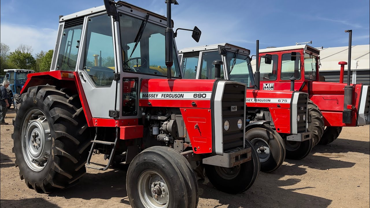 КАРМАННАЯ РАКЕТА 🚀 MASSEY FERGUSON 690 и 675 ПРОДАНЫ НА РАСПРОДАЖЕ КЛАССИЧЕСКОЙ И ВИНТАЖНОЙ ТЕХНИ...