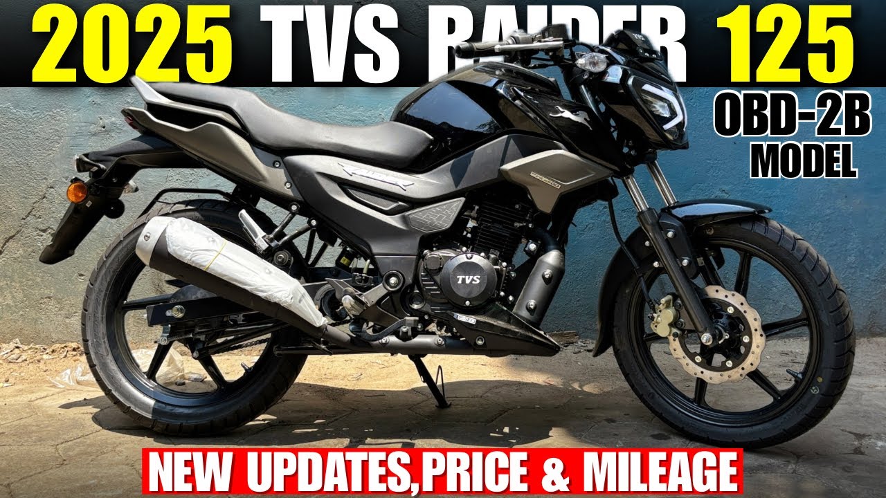2025 New TVS Raider 125 OBD-2B Model Launch🥳| New Updates,Price & Mileage