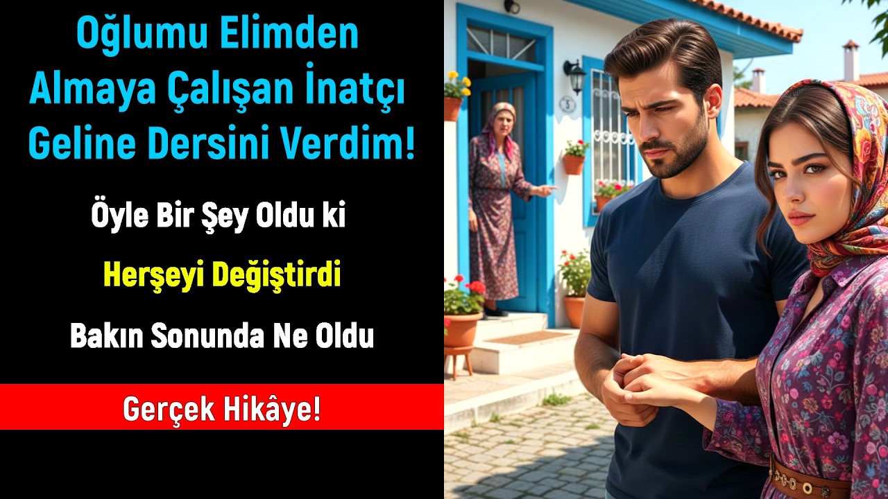 Oğlumu Elimden Almaya Çalışan 'İnatçı' Geline Unutamayacağı Bir Ders Verdim!