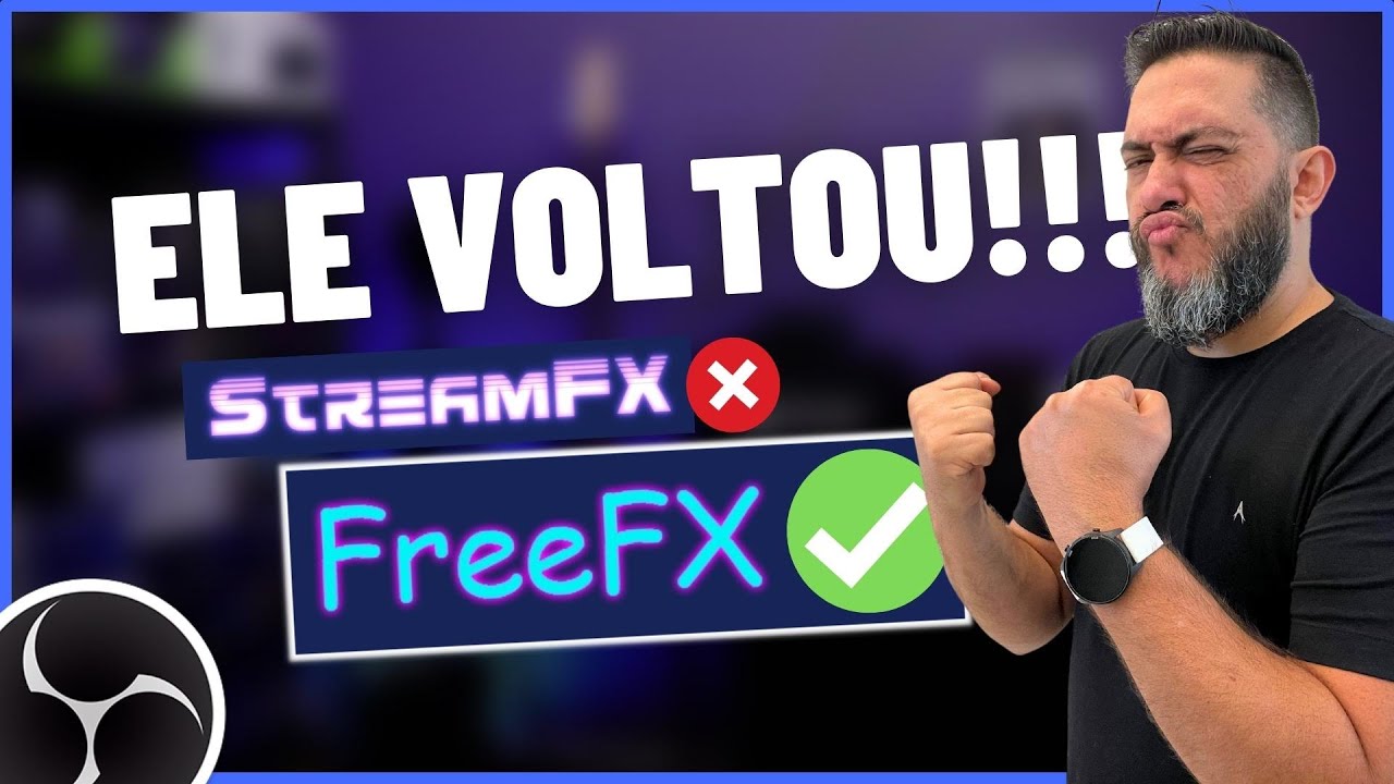 O MELHOR PACOTE DE RECURSOS DO OBS VOLTOU!!! FreeFX (StreamFX) Transic&otilde;es Shader, 3D FX, Blur, Clone