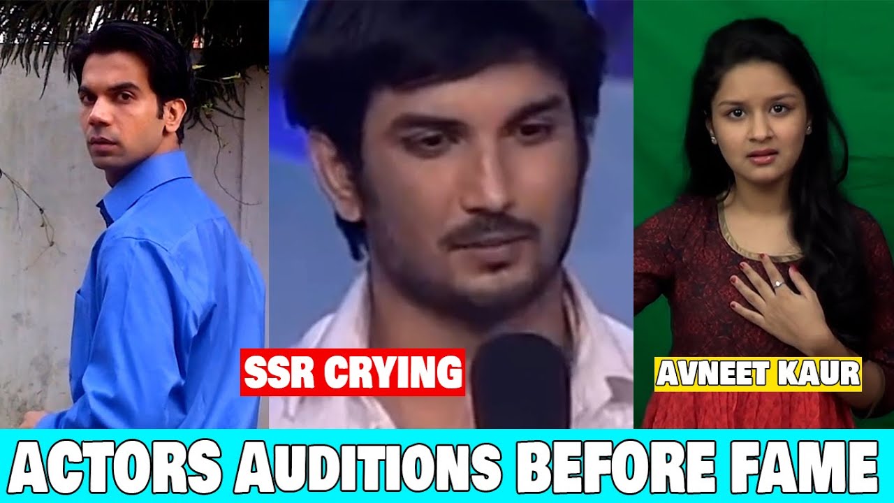 9 Bollywood Celebrities First Audition Videos | Sushant Singh Rajput,Varun Dhawan,Alia Bhatt