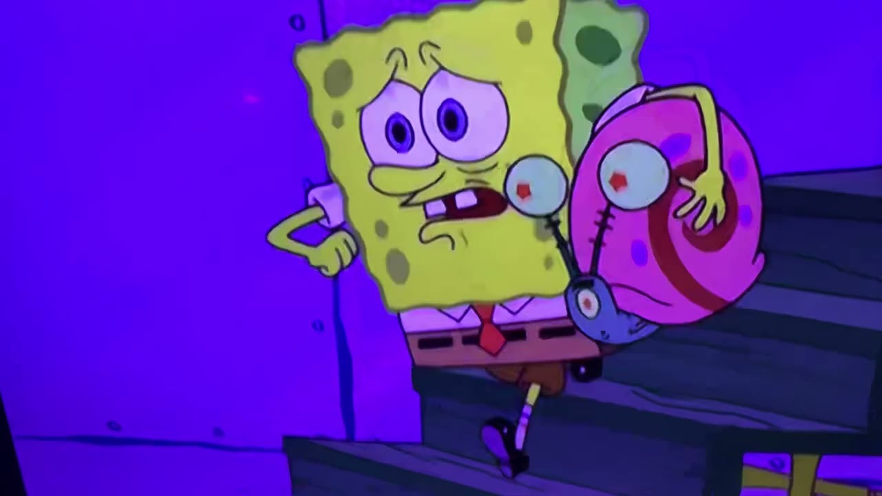 SpongeBob spuarepants Gary get sick