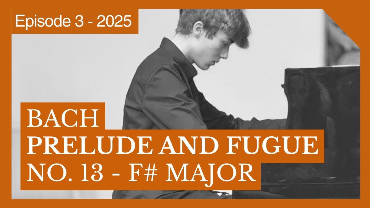 Rodrigo Tunes Eufr&aacute;zio - Bach: Preludium i fuga nr 13 w Fis-dur, BWV 858