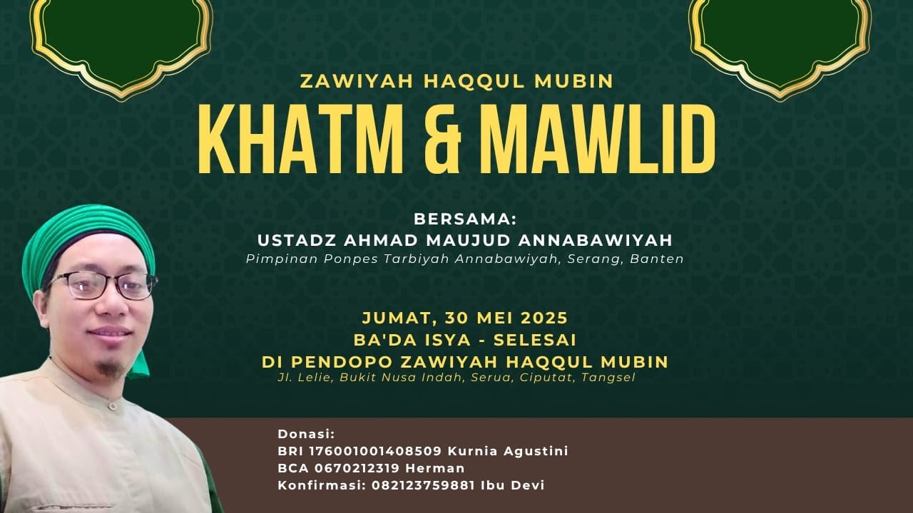 Zikir Khatm Khwajagan & Maulid Nabi SAW