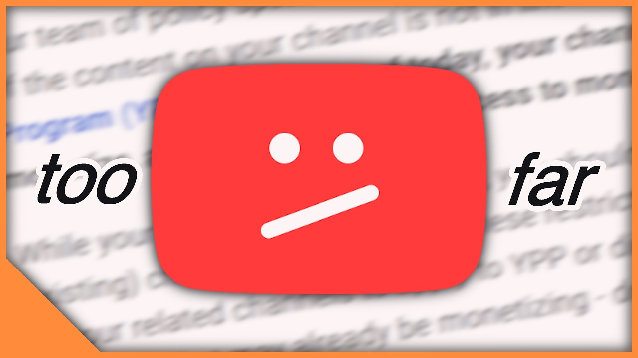 YouTube has gone too far.