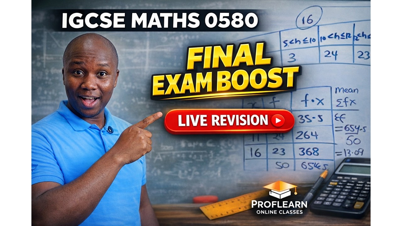 IGCSE Mathematics 0580 Crash Course November 2025
