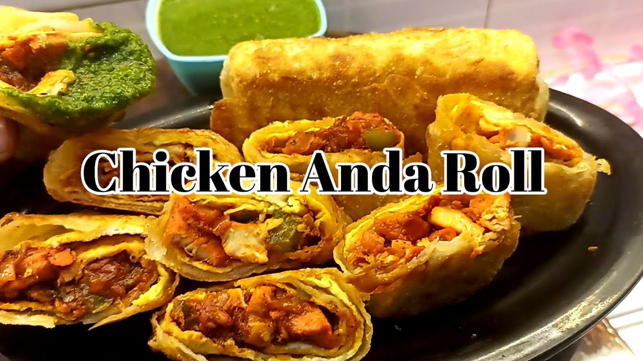 Iftar Special Chicken Anda Roll/घर पर बनाये streat style चिकन अंडा रोल/ramadan special recipe