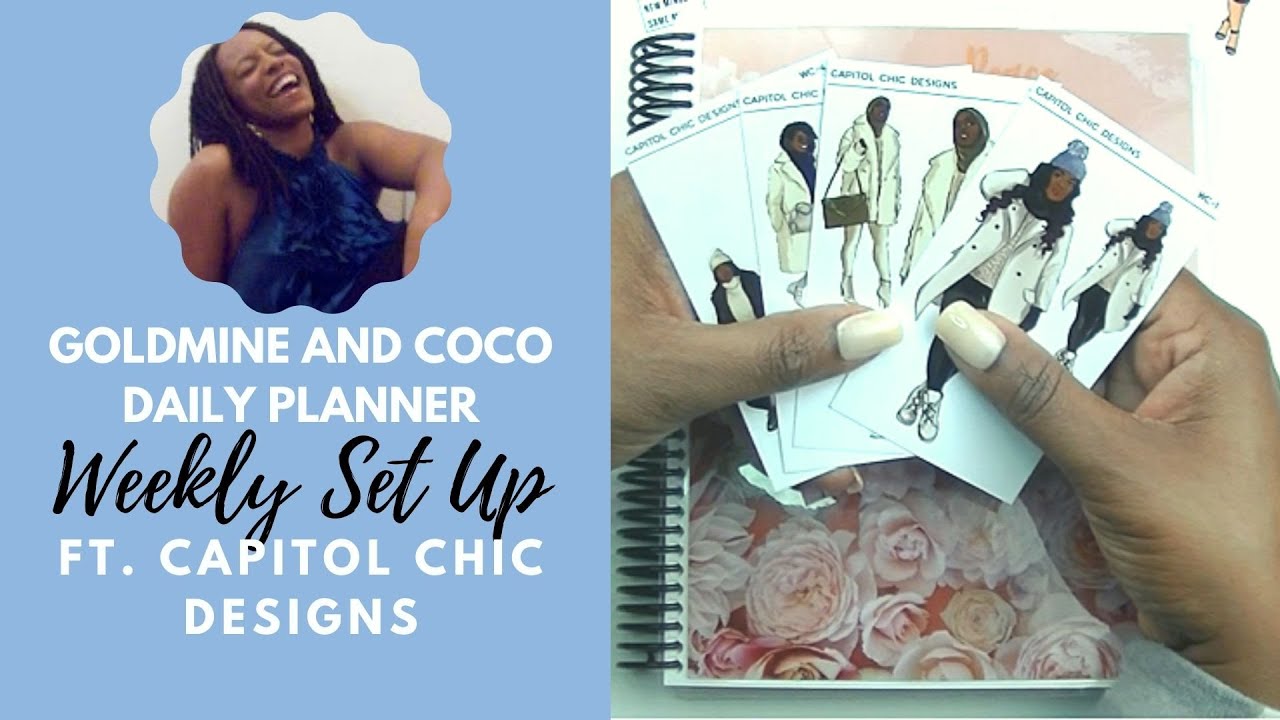 Goldmine and Coco Daily Planner || ft Capitol Chic Designs