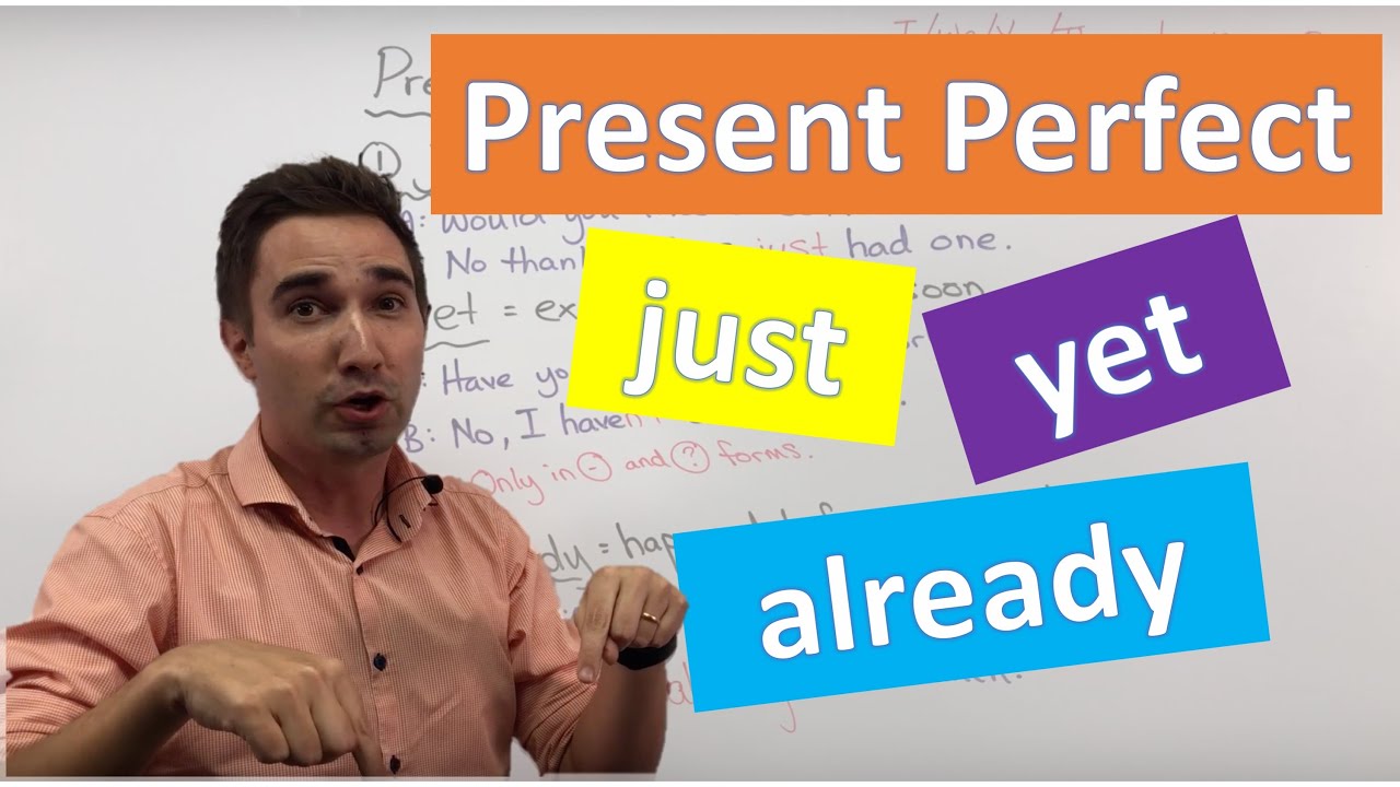 ESL Grammar - Just, Yet, Already and the Present Perfect