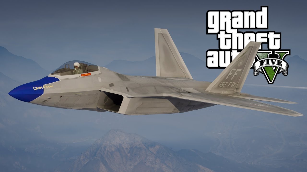 GTA V F-22 Raptor [MOD]