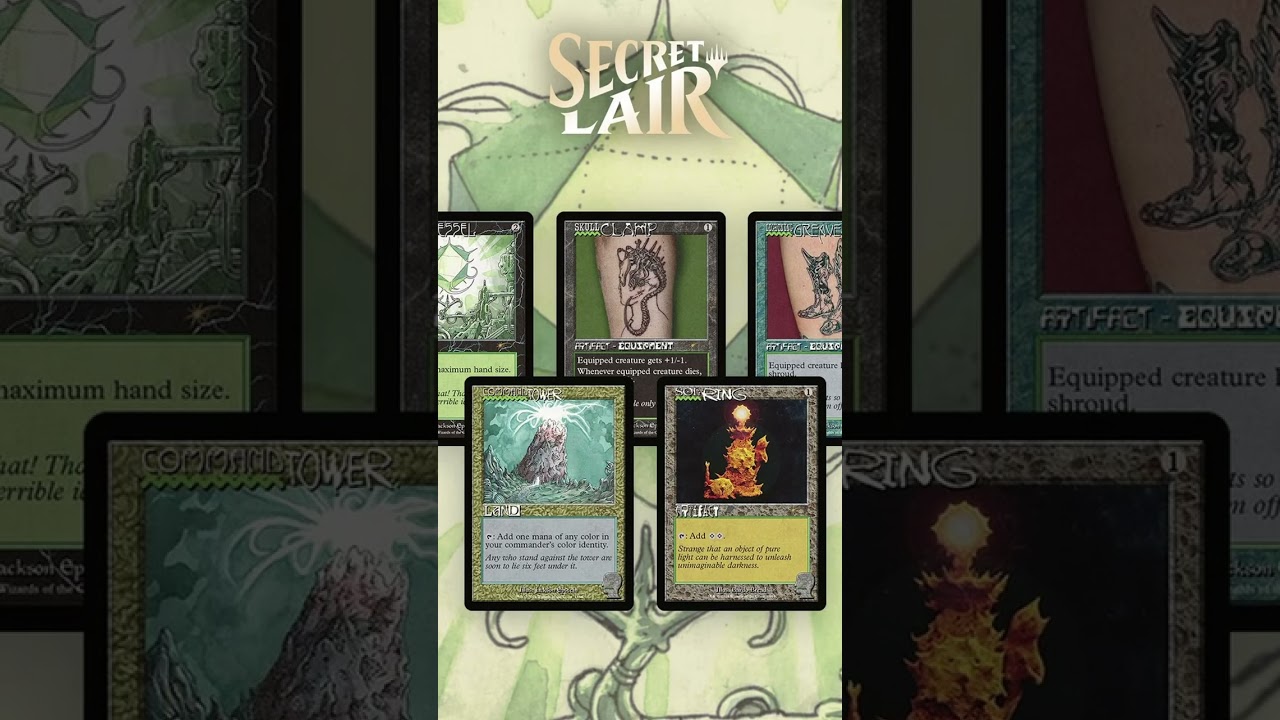 Upcoming Brain Dead Chaos Vault Secret Lair tomorrow Monday Feb 23rd #secretlair #mtg #braindead