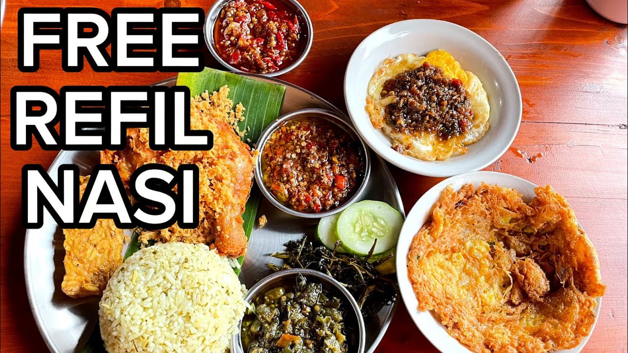 MAKAN SAMPAI MENYERAH! 🍚🔥 NASI REFIL SEPUASNYA & 4 SAMBAL DI AYAM GORENG MBAK MATAH