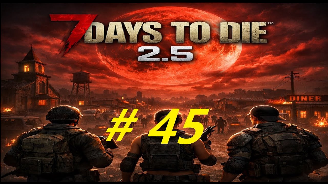 7 Days to die 2.5 - Blood moon Self Collection Mods & WLG Map -  Wady Live games Ep 45