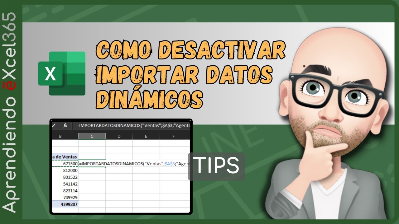 Como Desactivar Importar Datos Din&aacute;micos | Tips