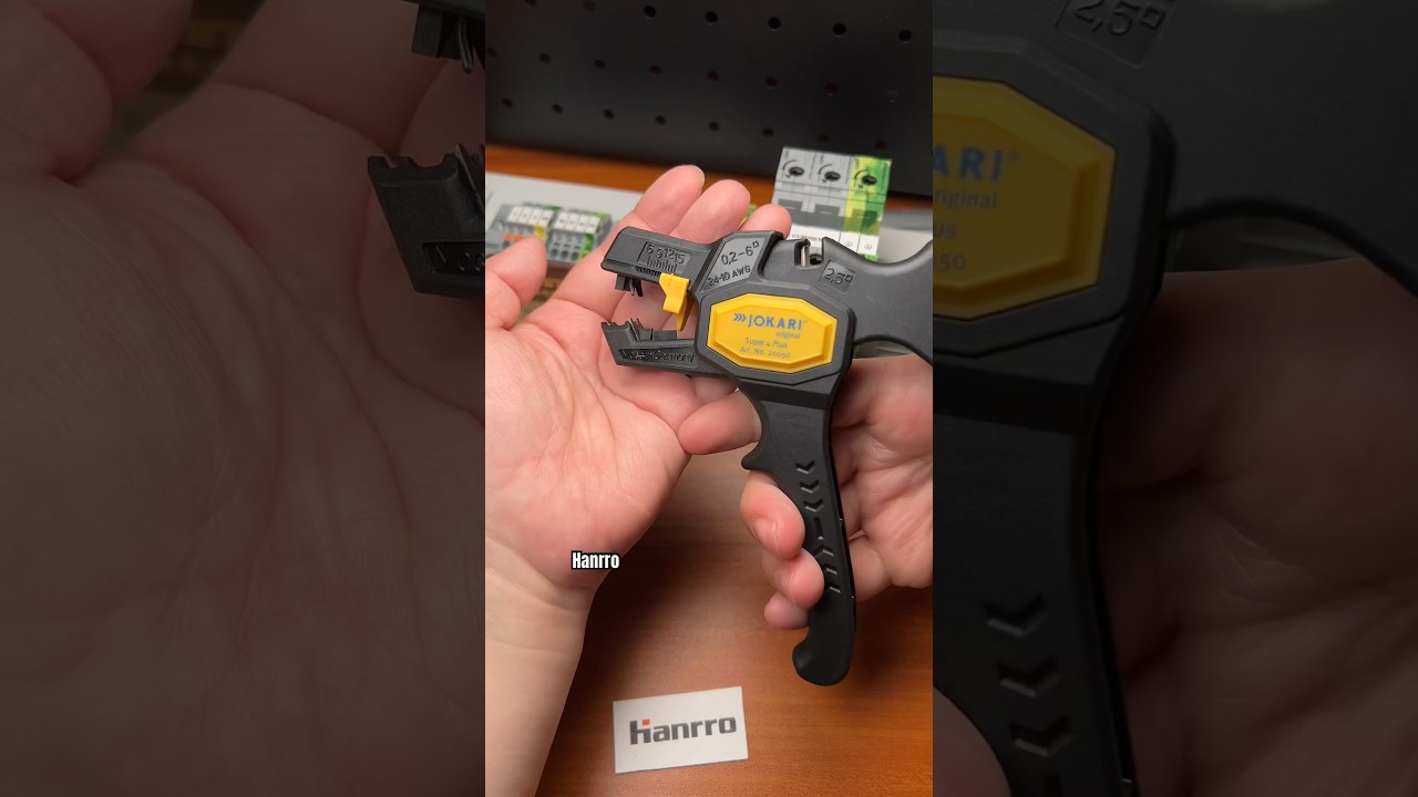 JOKARI 20050 Automatic Wire Stripper For Stripping 0.2-2.5mm2 without Damage #jokari #wirestrippers