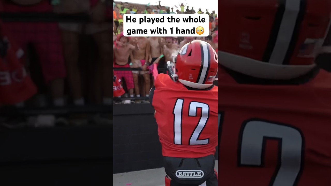 HE PLAYED THE WHOLE GAME WITH 1 HAND!😳 (BEN GRICE)