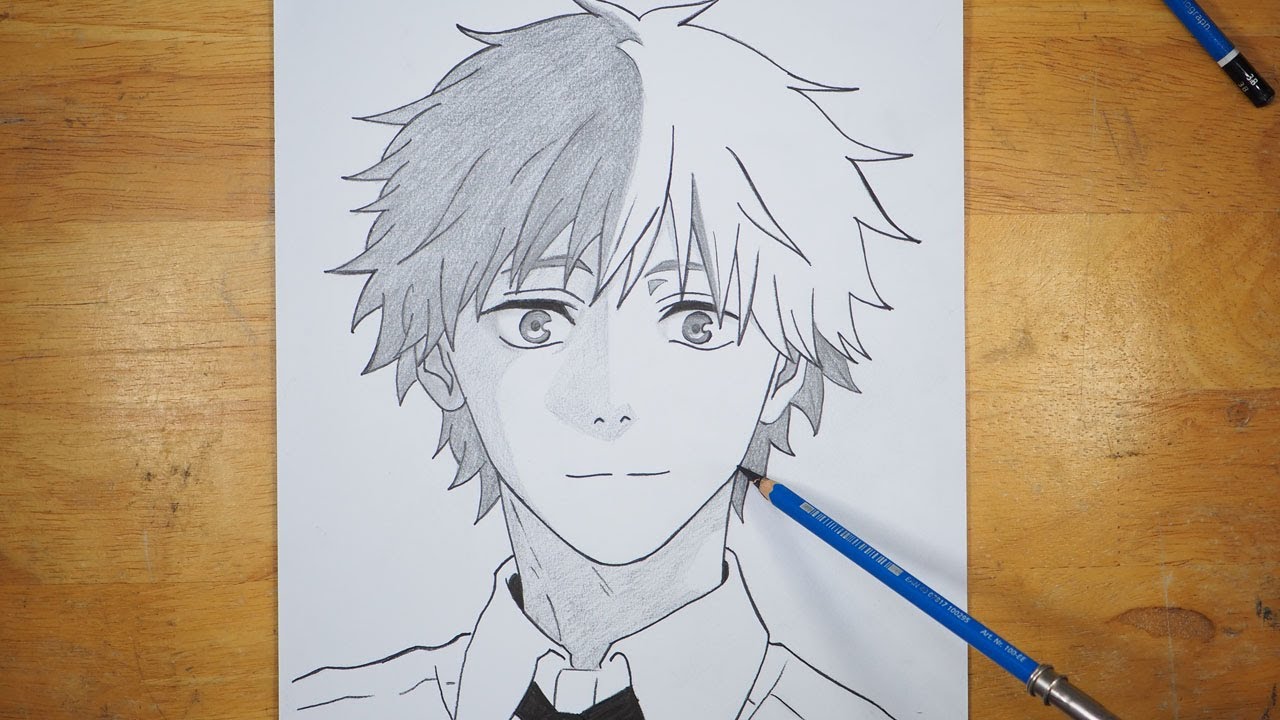 How to Draw Denji | Chainsaw Man | Anime Drawing