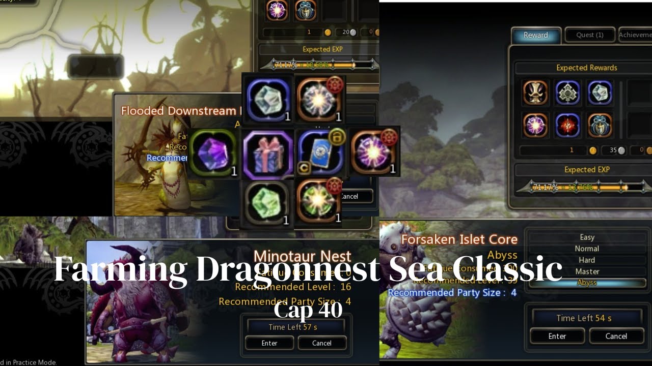 Tutorial Farming Dragonnest Sea Classic Cap 40