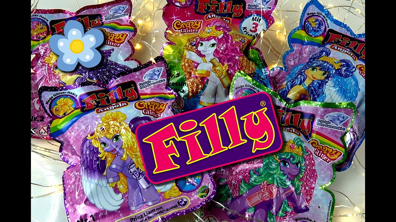NEW FILLY ANGELS LIMITED CRAZY GLITTER EDITION ФИЛЛИ ангелы РЕДКИЕ
