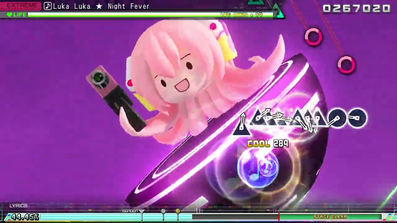 Hatsune Miku: Project DIVA Mega Mix+ (Luka Luka ★ Night Fever Extreme Perfect)