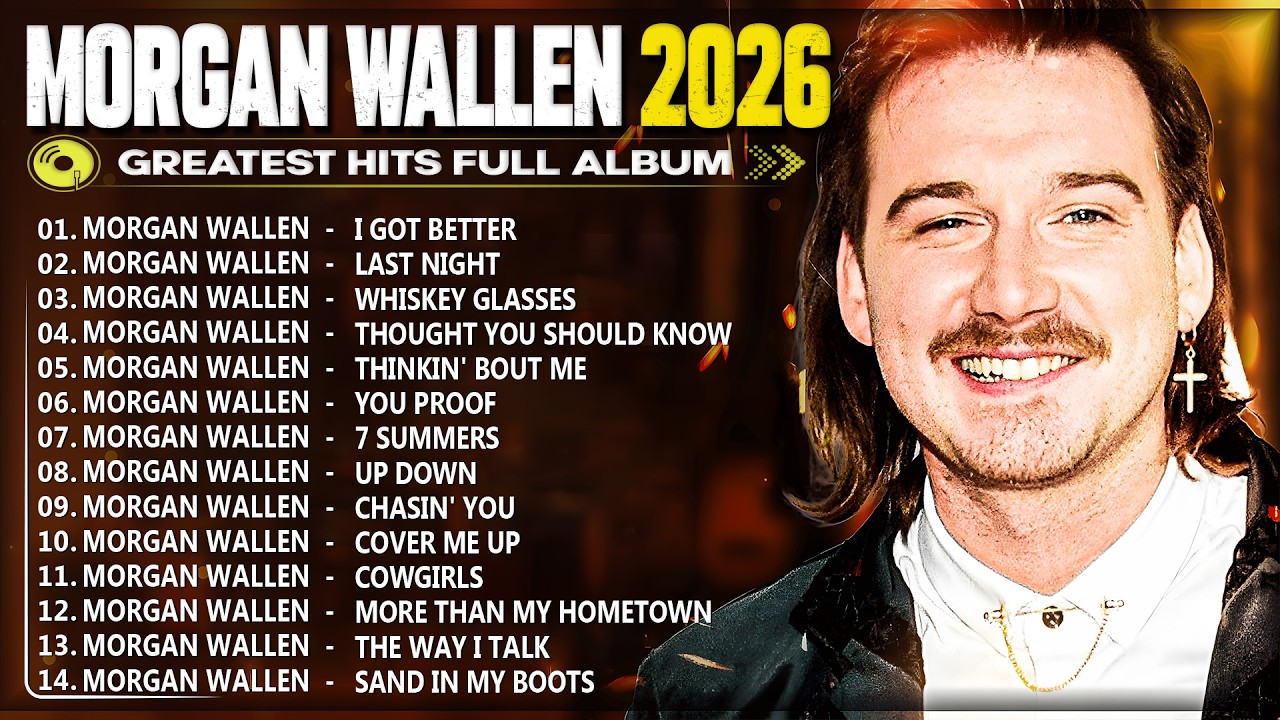 New Country Music Playlist 2026 ✨ Morgan Wallen, Luke Combs, Chris Stapleton, Luke Bryan, Lee Brice