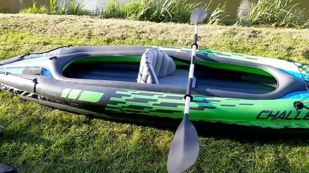 Recenzja kajaka intex challenger k2 za 400 zł, krótki spływ Wkrą/Uecker Torgelow MV Niemcy