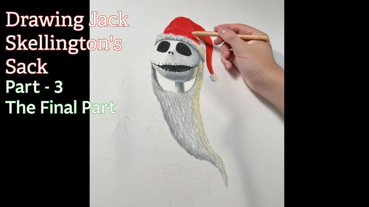 Drawing Santa Skellington 🎅🏻 - The Final Part!