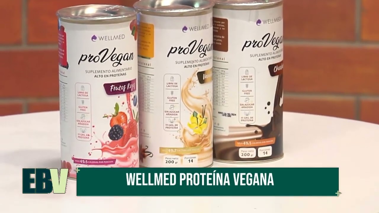 ProVegan elaborada a base de prote&iacute;na de arroz, arveja y soya.