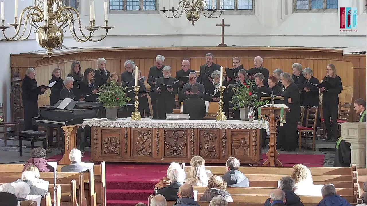 “God heeft al zijn tegoed” Lied van de talenten bij Matt. 25, Kloosterkerkkoor en gemeente, 8-2-26