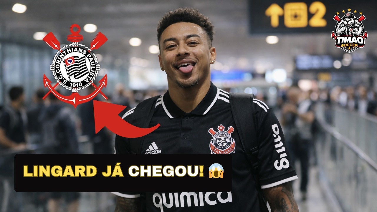 🚨 DESEMBARCOU! LINGARD JÁ ESTÁ NO BRASIL PARA ASSINAR COM O CORINTHIANS E FORMAR DUPLA COM DEPAY!😱⚫⚪