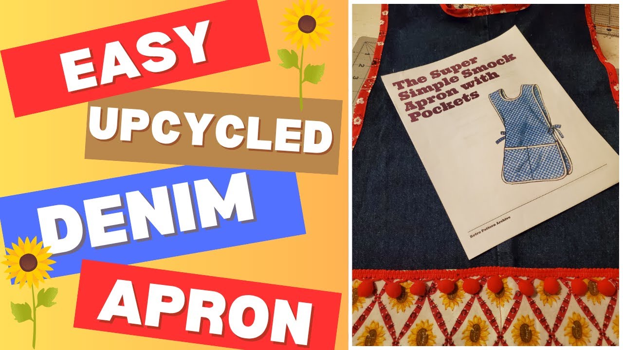 Upcycled Denim Apron